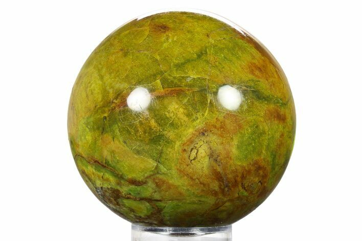 Polished Green Opal Sphere - Madagascar #290925